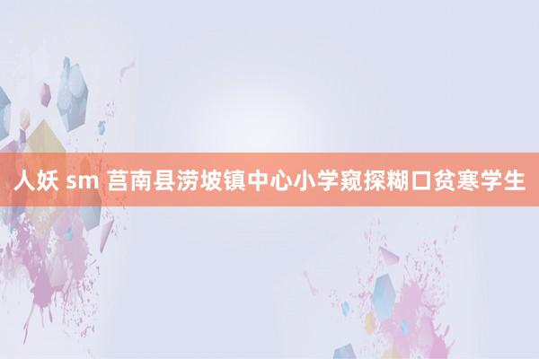 人妖 sm 莒南县涝坡镇中心小学窥探糊口贫寒学生