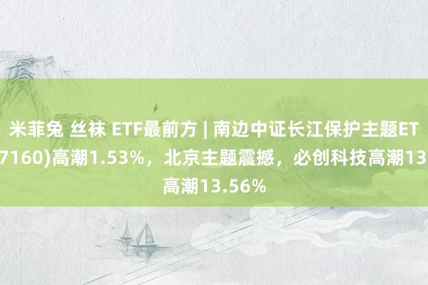 米菲兔 丝袜 ETF最前方 | 南边中证长江保护主题ETF(517160)高潮1.53%，北京主题震撼，必创科技高潮13.56%